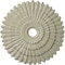 Ekena Millwork Eryn Ceiling Medallion (Fits Canopies up to 4"), 24 3/4"OD x 3 1/4"ID x 1 7/8"P, Clear Yellow CM24ENCYF - alternate 1
